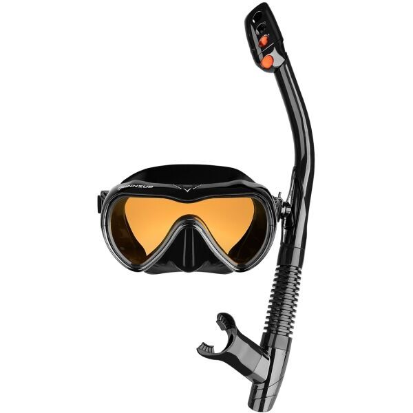 Finnsub Finnsub BRIGHT SET Комплект за гмуркане, черно, размер