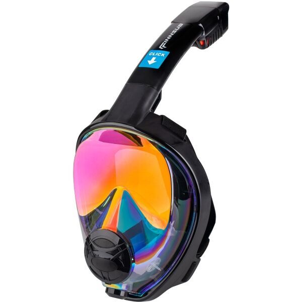 Finnsub Finnsub LOOK Маска -шнорхел, черно, размер