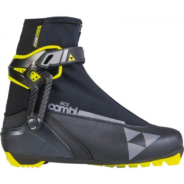 Fischer Fischer RC5 COMBI Мъжки обувки за ски бягане в комбиниран стил, черно, размер 45