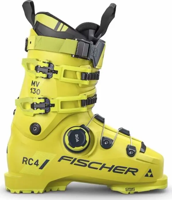 Fischer Fischer RC4 130 MV BOA VAC GW Обувки за ски спускане, жълто, размер