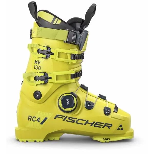 Fischer Fischer RC4 130 MV BOA VAC GW Обувки за ски спускане, жълто, размер