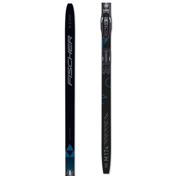 Fischer Fischer TWIN SKIN CRUISER + CONTROL STEP Ски за ски бягане с мохерни ленти, черно, размер