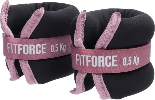 Fitforce Fitforce ANKLE 2 x 0,5 KG Тежести за глезени, черно, размер