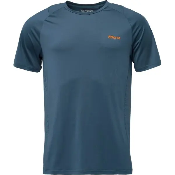 Fitforce Fitforce ASLAN Мъжка тениска за бягане, тъмносин, размер XXL