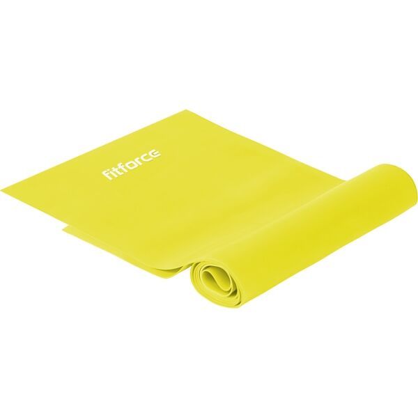 Fitforce Fitforce EXEBAND 120 x 0,025 Ластици за упражнения, жълто, размер