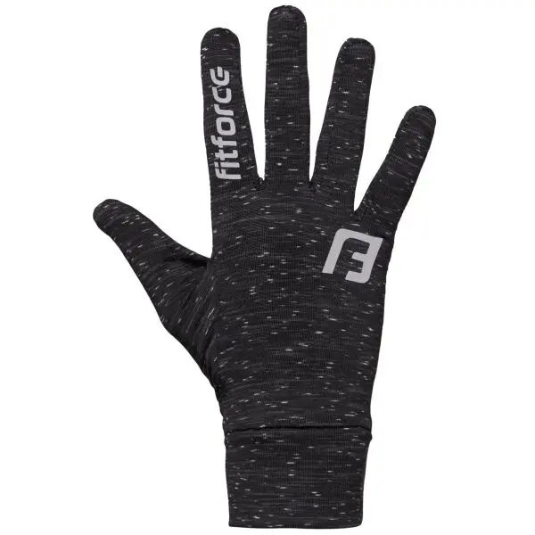 Fitforce Fitforce FEATHER JR Юношески ръкавици за бягане, тъмносиво, размер 11-12Y