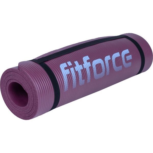 Fitforce Fitforce Fitforce NBR MAT Постелка за йога, винен, размер