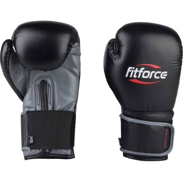 Fitforce Fitforce SENTRY Боксьорски ръкавици, черно, размер 10 OZ
