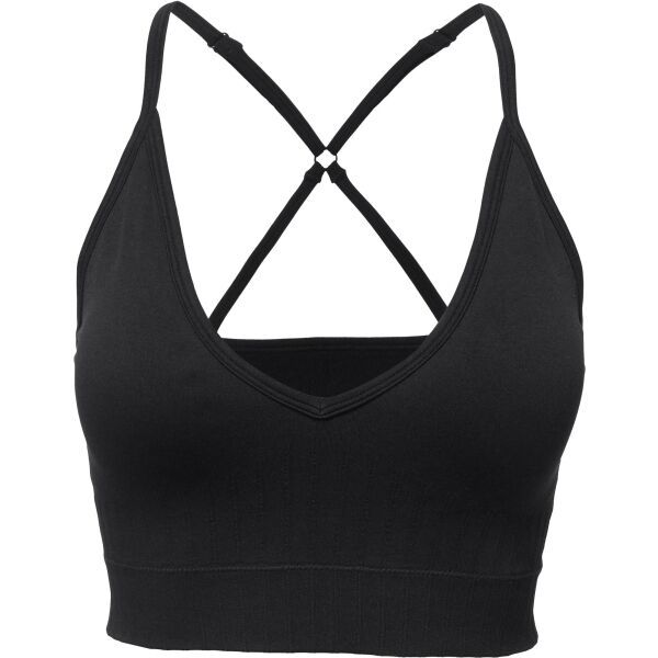 Fitforce Fitforce GVAREZA Дамско фитнес бюстие, черно, размер