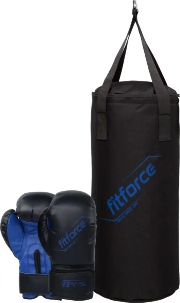 Fitforce Fitforce JR BOX SET Юношески боксьорски  комплект, черно, размер