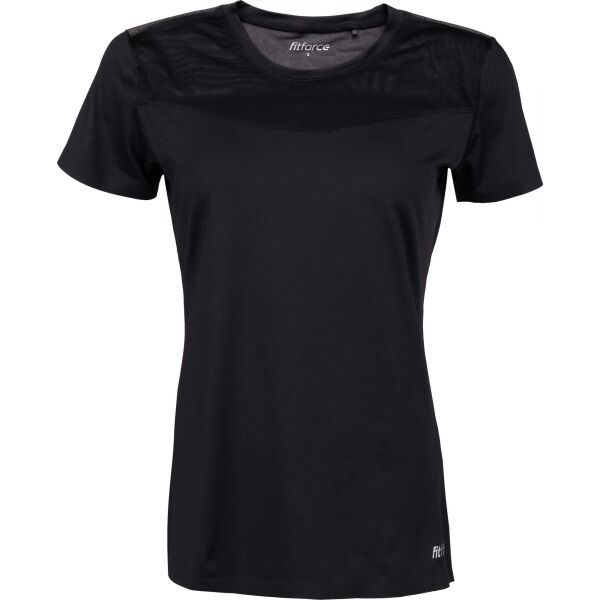 Fitforce Fitforce KIRSI Дамска тениска за фитнес, черно, размер