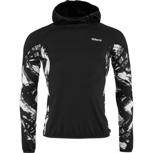 Fitforce Fitforce KRUEMELA Дамски фитнес суитшърт, черно, размер