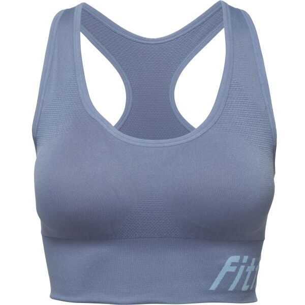 Fitforce Fitforce LAURYNA Дамско фитнес бюстие, тъмносиво, размер