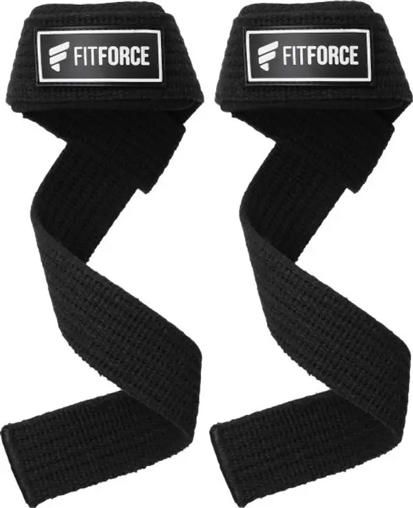 Fitforce Fitforce LIFTING STRAPS Ленти за тяга, черно, размер