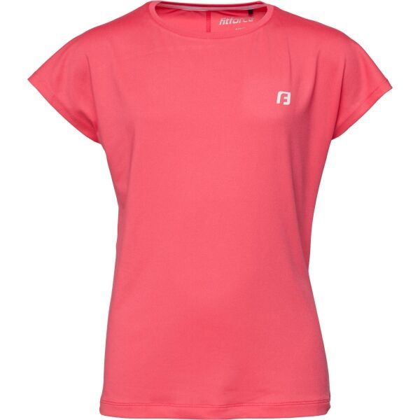 Fitforce Fitforce LIKYTE Момичешка тениска за фитнес, розово, размер