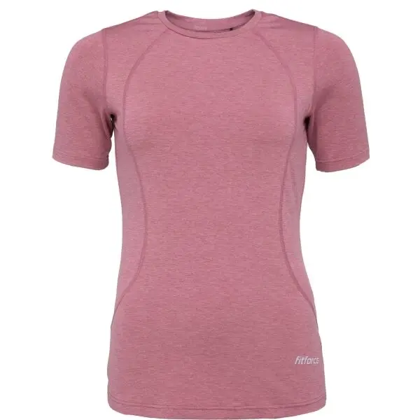 Fitforce Fitforce MEEDA Дамска блуза за бягане, винен, размер
