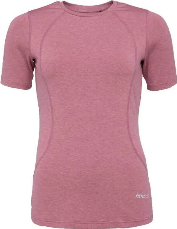 Fitforce Fitforce MEEDA Дамска блуза за бягане, винен, размер