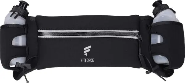 Fitforce Fitforce MISAM Бягаща чантичка с бутилки за вода, черно, размер