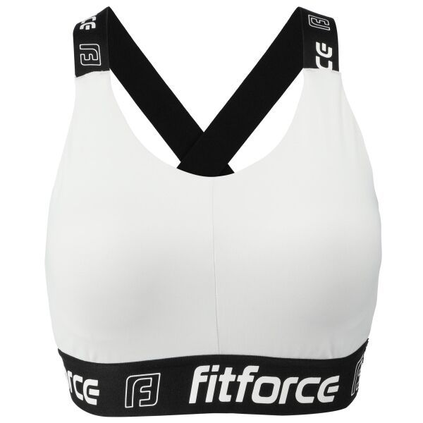 Fitforce Fitforce NEMEE Дамско фитнес бюстие, бяло, размер