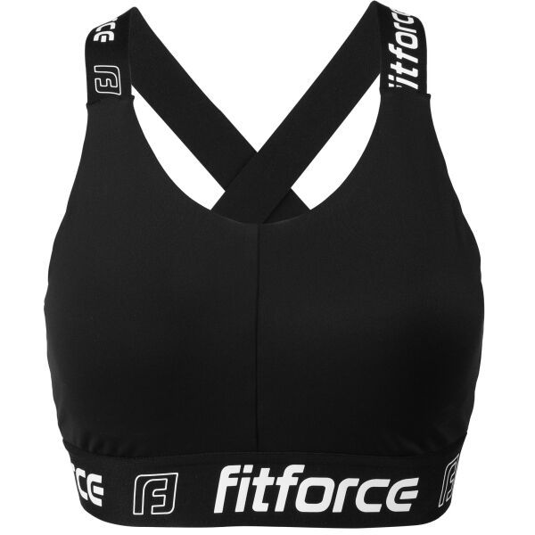 Fitforce Fitforce NEMEE Дамско фитнес бюстие, черно, размер