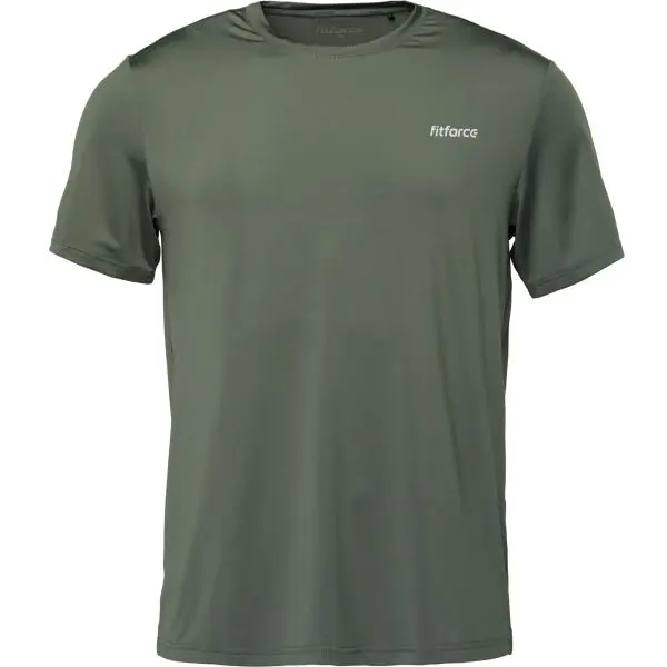 Fitforce Fitforce NICCONE Мъжка тениска за бягане, khaki, размер