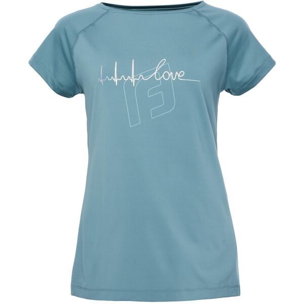 Fitforce Fitforce NUBIE Дамска фитнес тениска, тюркоазено, размер