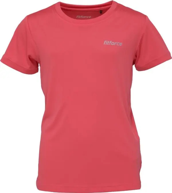 Fitforce Fitforce OLVE Детска тениска за фитнес, цвят сьомга, размер 140-146