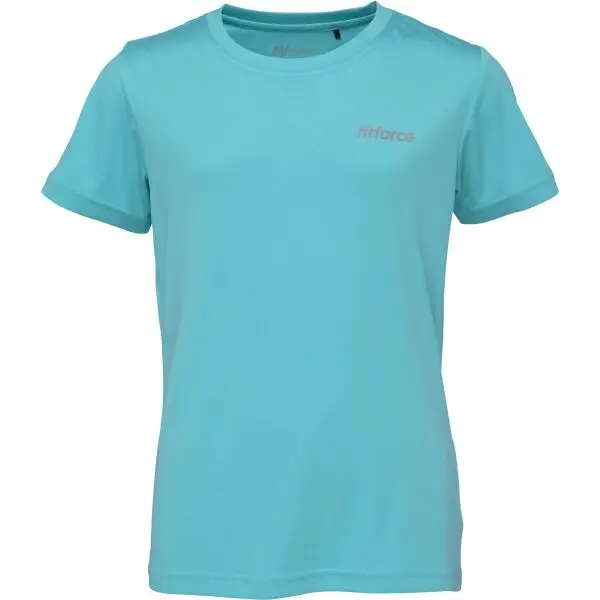 Fitforce Fitforce OLVE Детска тениска за фитнес, тюркоазено, размер 152-158