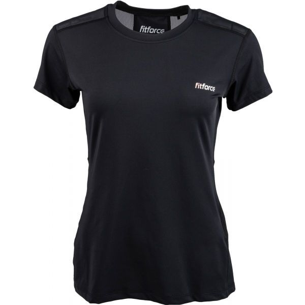 Fitforce Fitforce PADOVA Дамска фитнес тениска, черно, размер