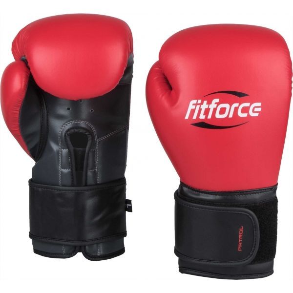 Fitforce Fitforce PATROL Тренировъчни боксьорски ръкавици, червено, размер