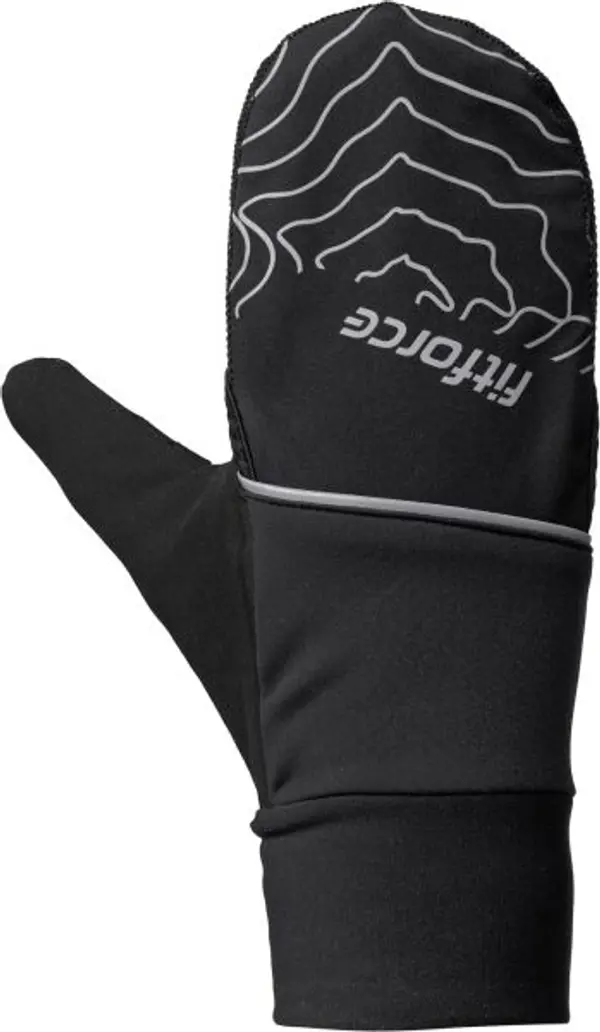 Fitforce Fitforce PHANTOM Ръкавици за бягане, черно, размер