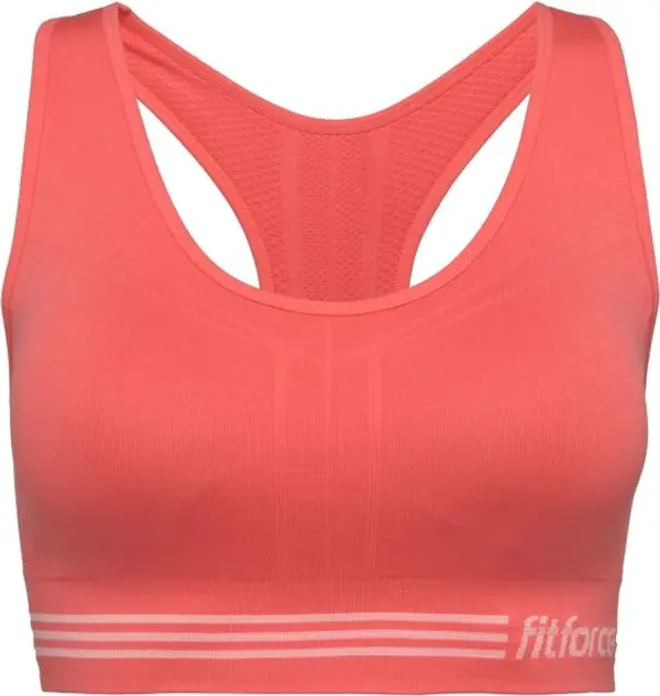 Fitforce Fitforce POSTALA Дамско спортно бюстие, цвят сьомга, размер