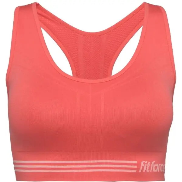 Fitforce Fitforce POSTALA Дамско спортно бюстие, цвят сьомга, размер