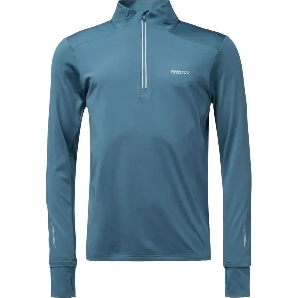 Fitforce Fitforce RANIX Мъжки суитшърт за бягане, тъмносин, размер