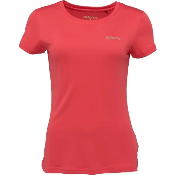 Fitforce Fitforce RISA Дамска фитнес тениска, цвят сьомга, размер