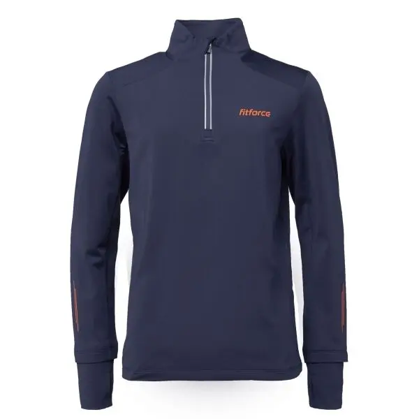 Fitforce Fitforce TOSCHA Детски суитшърт за бягане, тъмносин, размер 116-122