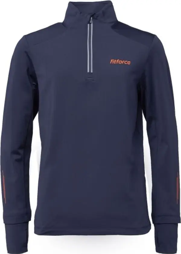 Fitforce Fitforce TOSCHA Детски суитшърт за бягане, тъмносин, размер 128-134