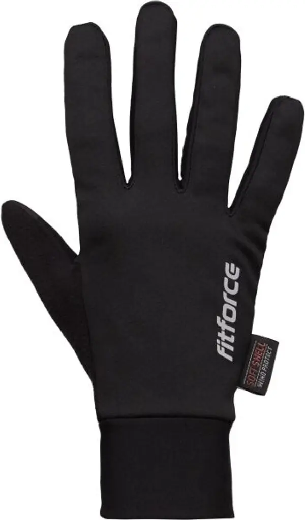 Fitforce Fitforce TRACKERS Зимни ръкавици за бягане, черно, размер