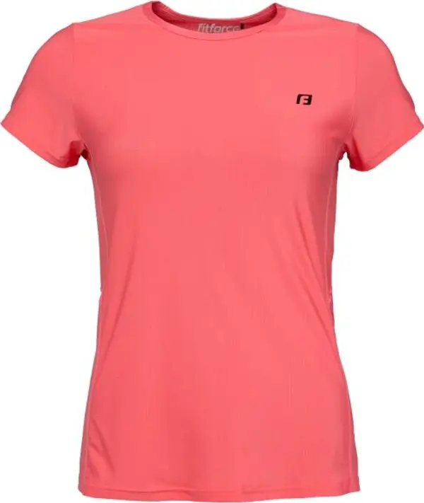 Fitforce Fitforce TRISKELA Дамска фитнес тениска, цвят сьомга, размер