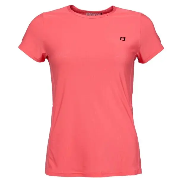 Fitforce Fitforce TRISKELA Дамска фитнес тениска, цвят сьомга, размер