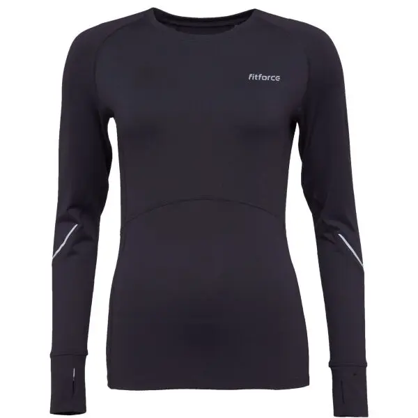 Fitforce Fitforce TURDELA Дамска тениска за бягане, черно, размер