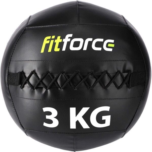 Fitforce Fitforce WALL BALL 3 KG Медицинска топка, черно, размер
