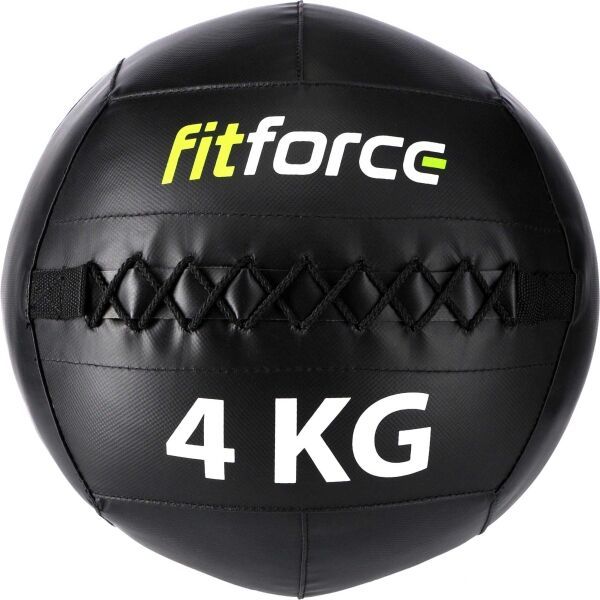 Fitforce Fitforce WALL BALL 4 KG Медицинска топка, черно, размер
