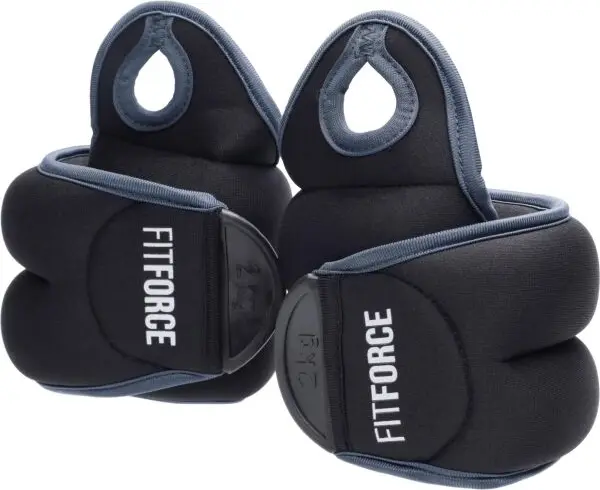 Fitforce Fitforce WRIST WEIGHT 2 x 2 KG Тежести за китки, черно, размер