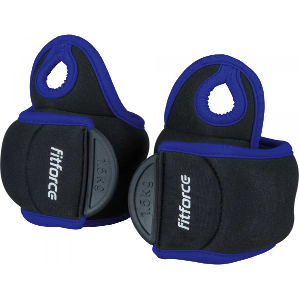 Fitforce Fitforce WRIST_W1,5 Тежести за китките, черно, размер