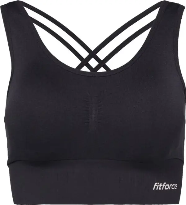 Fitforce Fitforce YANKA Дамско спортно бюстие, черно, размер
