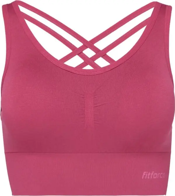 Fitforce Fitforce YANKA Дамско спортно бюстие, винен, размер