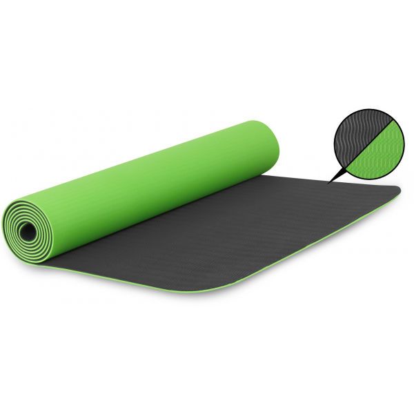 Fitforce Fitforce YOGA MAT 180X61X0,4 Постелка за упражнения, зелено, размер