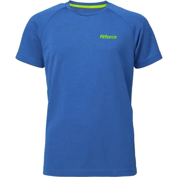 Fitforce Fitforce ZAKKO Детската  функционална тениска за бягане, синьо, размер 164-170