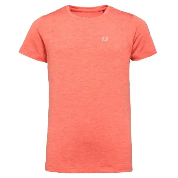 Fitforce Fitforce ZARINKA Момичешка тениска за фитнес, цвят сьомга, размер 116-122